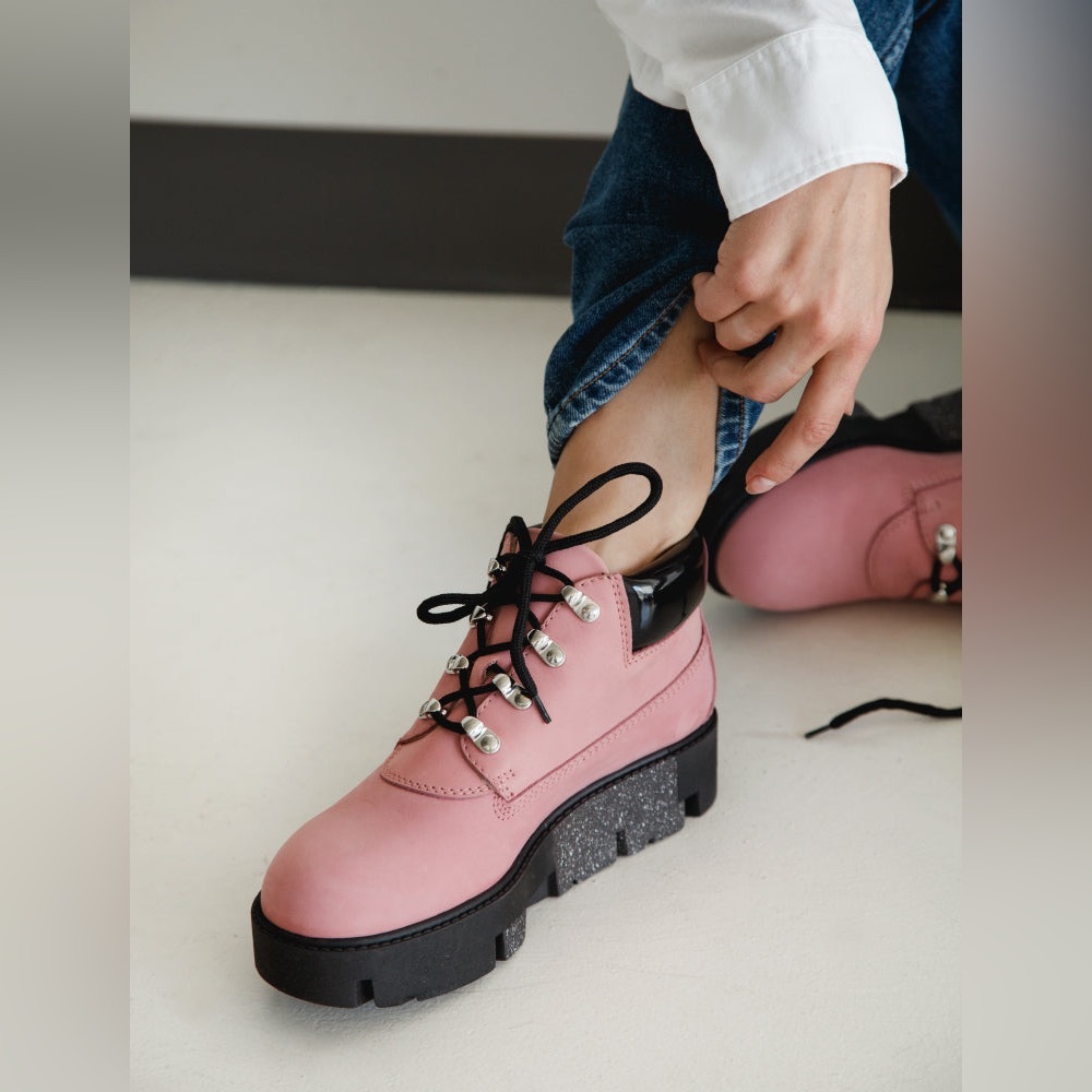Acne Studios Tinne Hiking boots, pink, 38